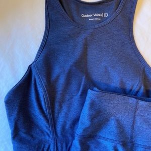 Outdoor Voices sz L warmup bra and leggings set